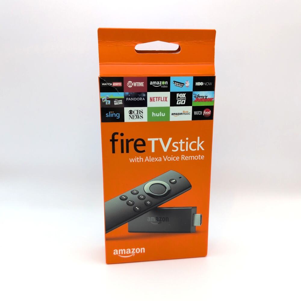 NEW - Open Box - Amazon Fire TV Stick Media Streamer Alexa Voice Remote Black
